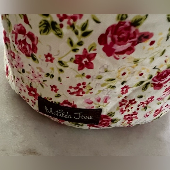 Matilda Jane “Joyful Jubilee” Floral Quilted Reversible Easter Basket - Picture 2 of 6